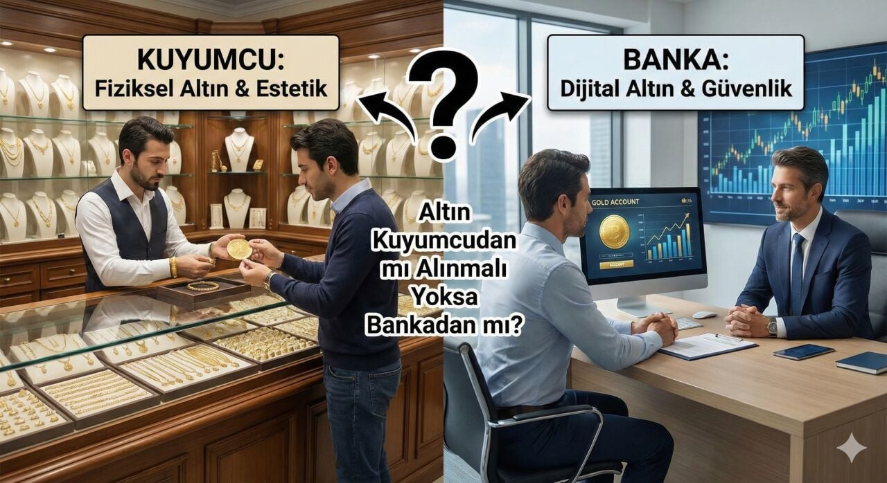 Altın Kuyumcudan mı Alınmalı Yoksa Bankadan mı?