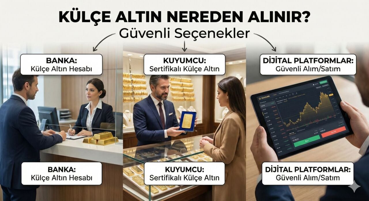 Külçe Altın Nereden Alınır?