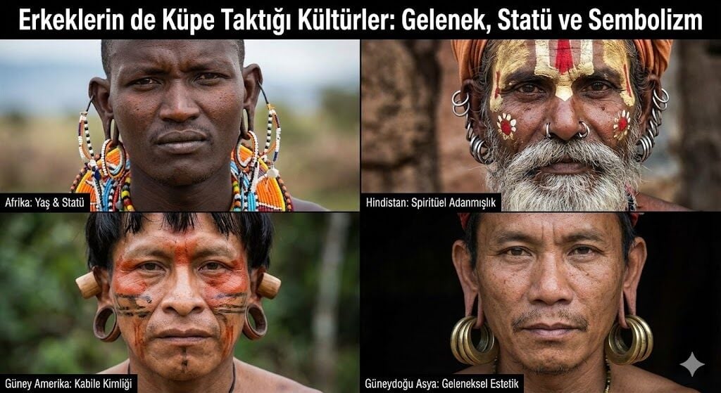 Erkeklerin de Küpe Taktığı Kültürler