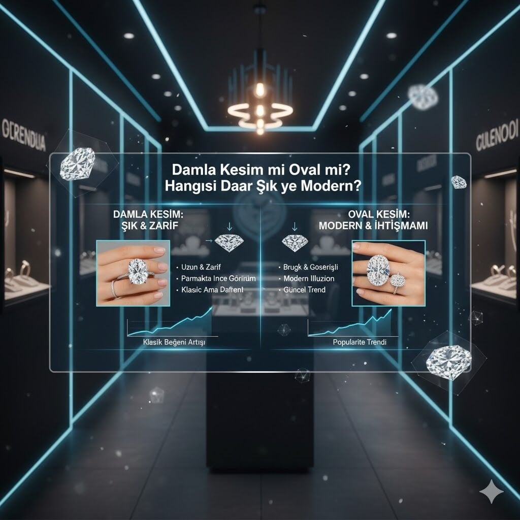 Damla Kesim mi Oval mi? Hangisi Daha Şık ve Modern?