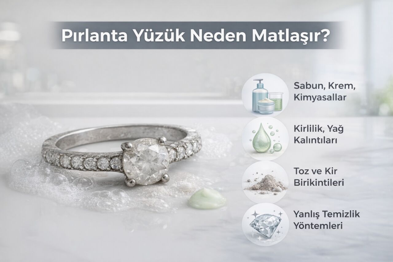 Pırlanta Yüzük Neden Matlaşır?