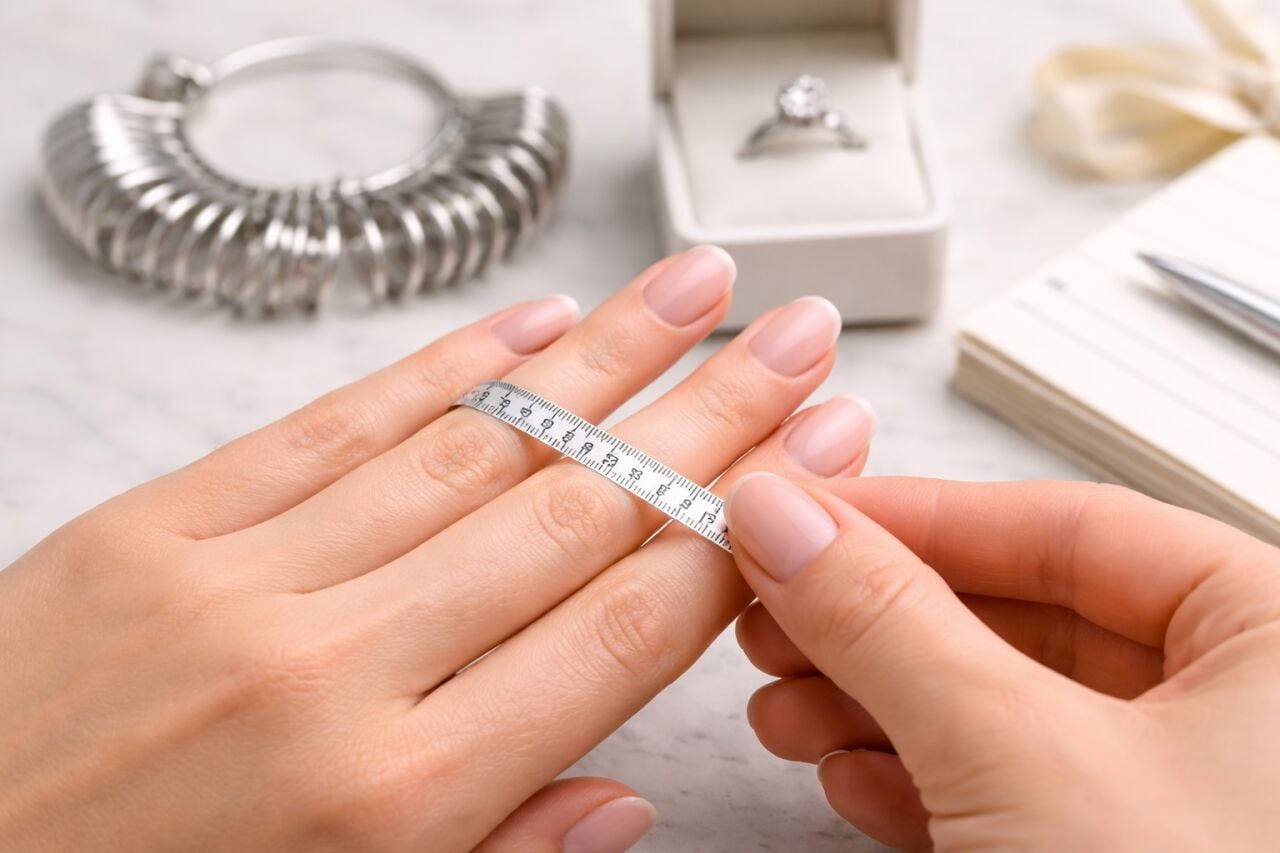 Pırlanta Yüzük Ölçüsü Nasıl Alınır? 