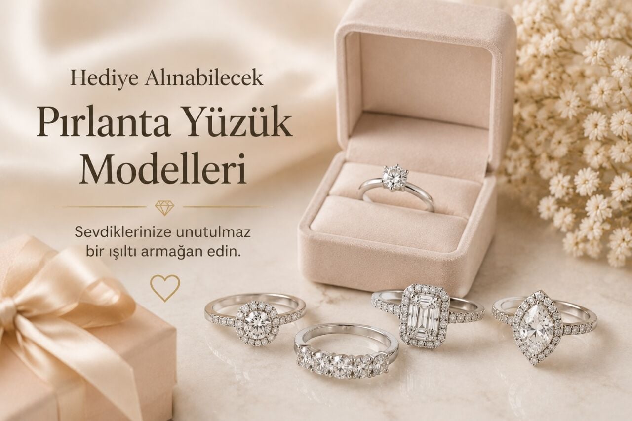 Hediye Alınabilecek Pırlanta Yüzük Modelleri