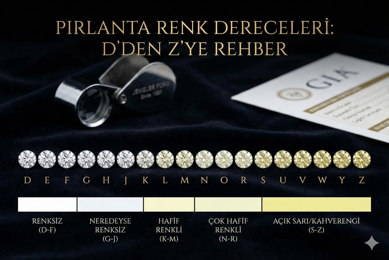  Pırlanta Renk Dereceleri