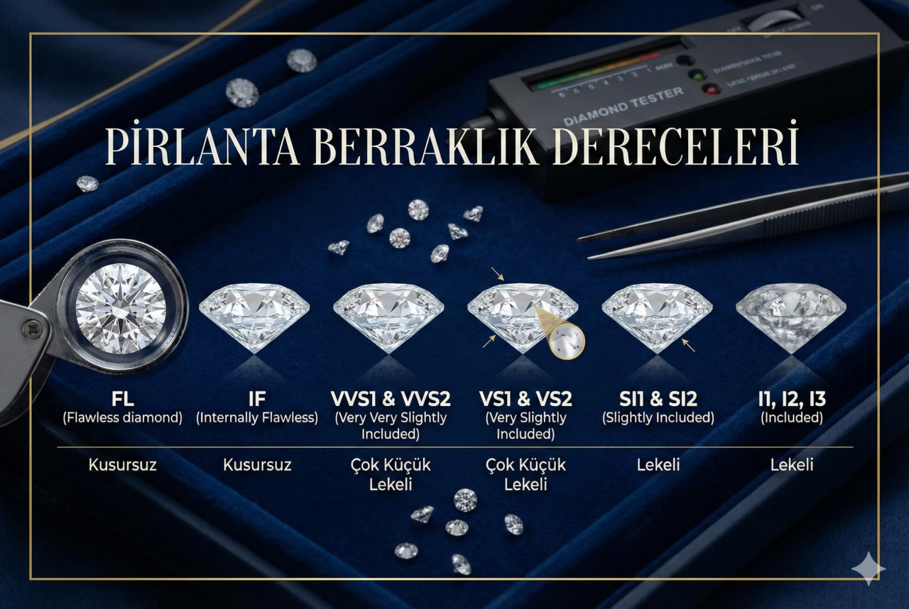 Pırlanta Berraklık Dereceleri