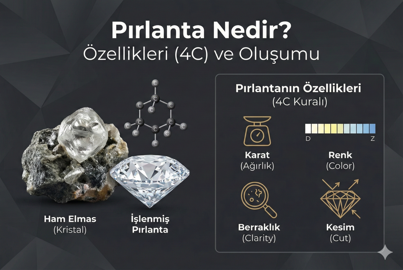 Pırlanta Nedir? Pırlantanın Özellikleri Nelerdir?