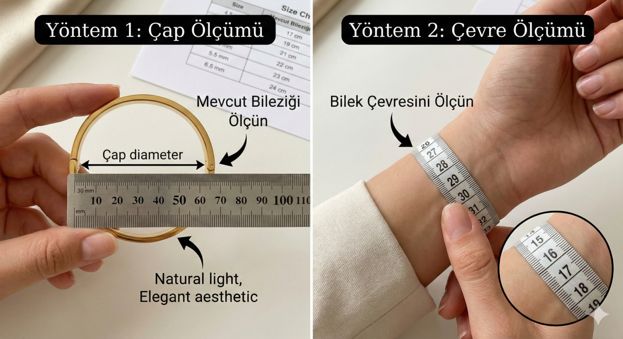 Bilezik Ölçüsü Nasıl Alınır? 