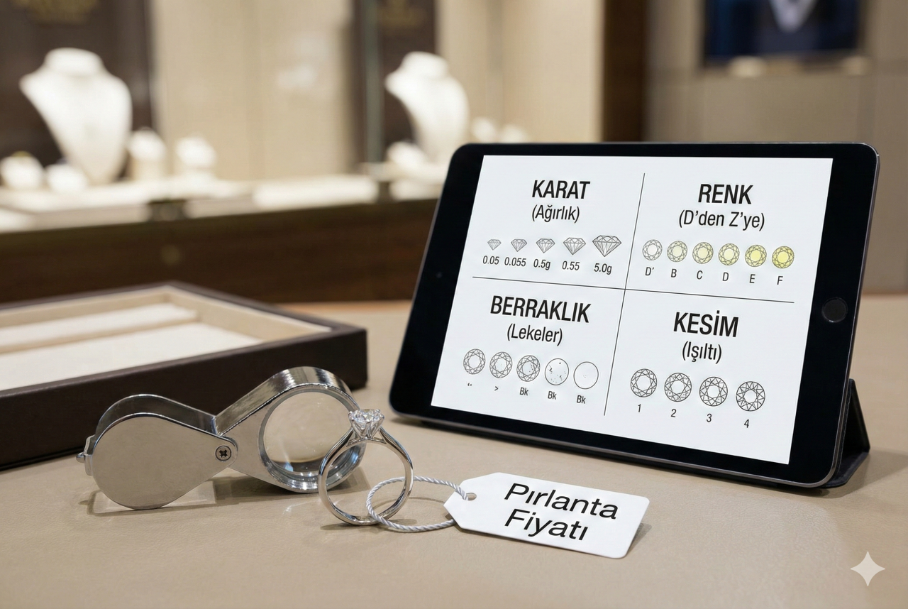 Pırlanta Fiyatı Neye Göre Belirlenir?