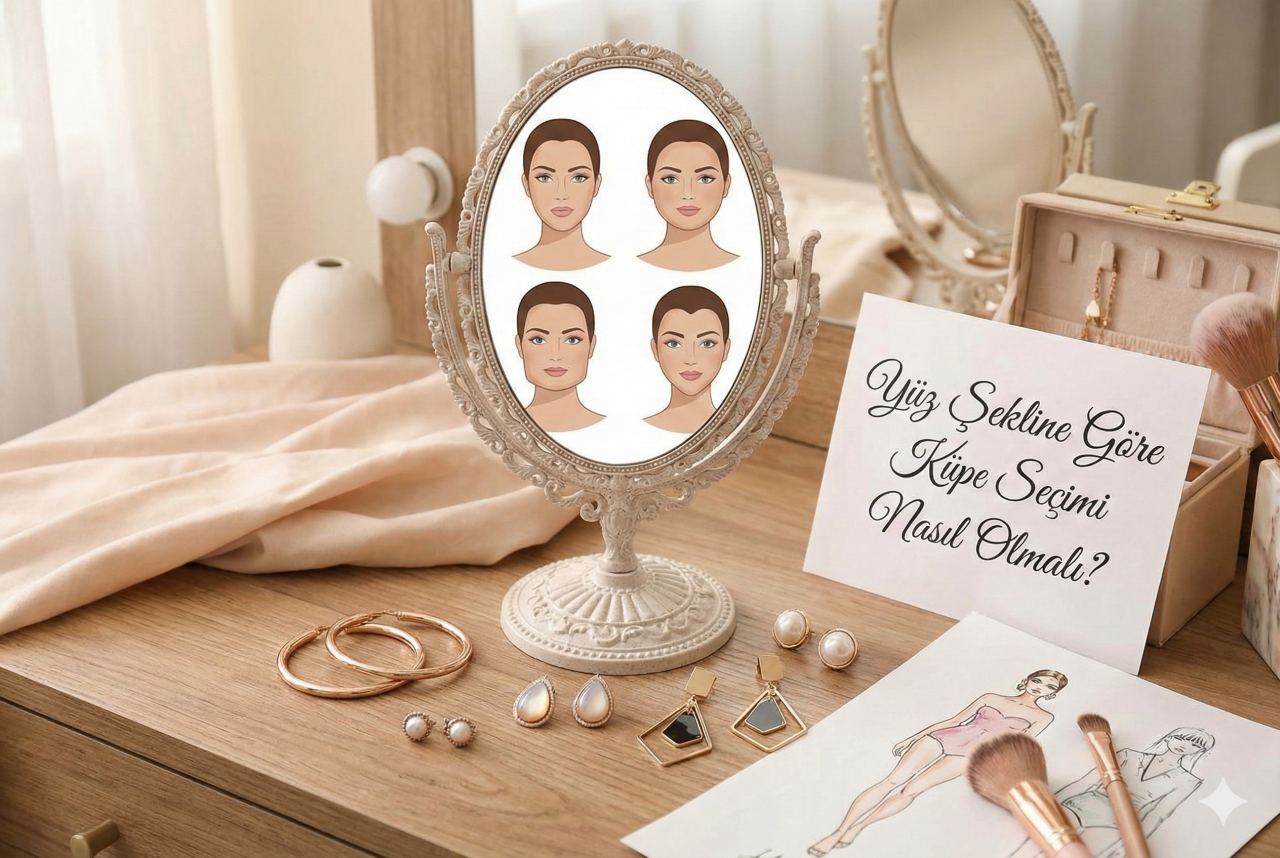 Yüz Şekline Göre Küpe Seçimi