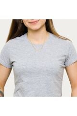 Klasik İnce Şık Unisex Sarı Altın Zincir Kolye