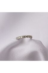 Pırlanta Tamtur Beyaz Altın Yüzük