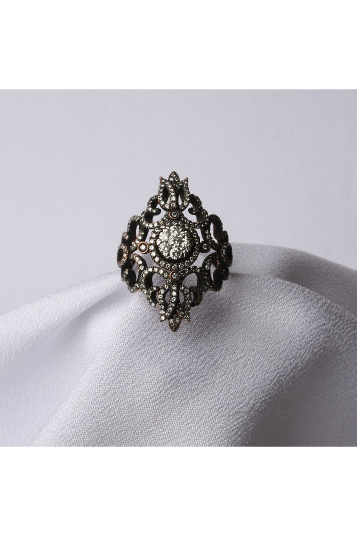 Elmas Coronet Rose Altın Yüzük